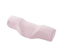 CAOXN Multifunción De Espuma De Memoria Cuello Almohada, Dormir Almohada Ortopédica Ergonómica Cervical Almohada para El Dolor De Cuello,Rosado