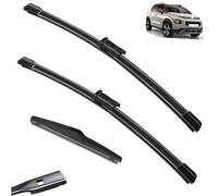 CaoYH Coche Escobilla Limpiaparabrisas para C3 Aircross 2017-2020 Juego de Parabrisas Escobillas Parabrisas Ventana Cepillo de Lluvia