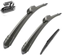 CaoYH Coche Escobilla Limpiaparabrisas para Fiat Freemont 2011-2013 Juego de Parabrisas Escobillas Parabrisas Ventana Cepillo de Lluvia