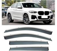 CaoYH Deflectores de Viento para BMW X4 2018-2022 Deflector de Lluvia Deportivo Deflector de Lluvia Cortavientos Ventana Coche