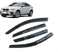 CaoYH Deflectores de Viento para BMW X6 E71 2008-2014 Deflector de Lluvia Deportivo Deflector de Lluvia Cortavientos Ventana Coche