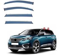 CaoYH Deflectores de Viento para Peugeot 5008 2017-2023 Deflector de Lluvia Deportivo Deflector de Lluvia Cortavientos Ventana Coche
