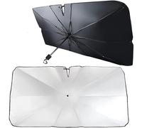 CaoYH Parasol Coche para Mini Cooper F55/F56 2015-2022 Paraguas Resiste a los Rayos UV Parasol Plegable con Eje Giratorio 360º con Bolsa
