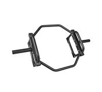 CAP Barbell Barra hexagonal de trampa olímpica, barra de encogimiento para peso muerto, negro, 50 pulgadas