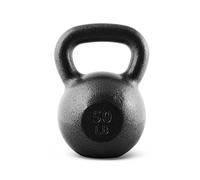 CAP Barbell Cast Iron Kettlebell, Black - SDK2B-050, 22.7 kg, 50 LB., Negro