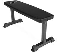 CAP Barbell FM-703B Banco de Pesas Plano, Color Negro, Unisex Adulto