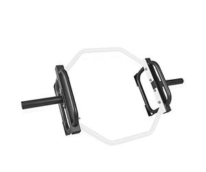 Cap Barbell Ob-93wh, Barra De Trampa Olímpica Hexagonal Encogimiento Peso Muerto Color Blanco Unisex Adulto, 127 Cm