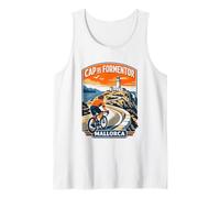 Cap de Formentor Mallorca Ciclismo Viajes Gráfico Camiseta sin Mangas