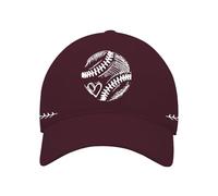 Cap Gorra Unisex Adulto Gorras de Hombre Ajustable Gorra Vaquera Vintage Hombre Mujer Verano Cap (Wine, One Size)