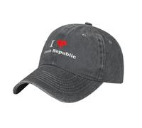Cap Me Encanta La República Checa Gorra Trail Clásica Gorros De Béisbol Casual Running Sombrero para Tenis Acampada Viaje