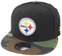 Cap New Era Pittsburgh Steelers Snapback Negro Camo 9Fifty 950 OSFA
