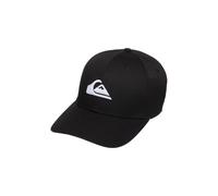 Quiksilver Gorra Decades para hombre – cierre ajustable a presión – Negro Talla única