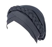 Cap Wrap Solid Tail Muslim Hat Damen Schal Warm One Baseball Caps New Cap Herren Oliv, gris, Talla única