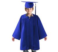 Cap y bata 2025, Cape de graduación y vestido 2025 | Bata de graduación cómodo Tassel Juego para niños - Disfraz de posgrado elegante 2025, Uniformes establece ropa de rendimiento para la escuela prim