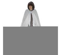 Capa Adulta Tenebrosa con Capucha para Halloween | Capa Unisex para Adultos con Capucha Aterradora | para Disfraces, Fiestas y Teatro de Halloween