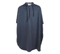 Capa cálida con capucha para silla de ruedas, protector de espalda para patas, color azul violáceo, para hombre
