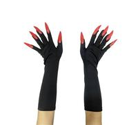 Capa, Capa de Malla de Bruja Vampira con Capucha y Capa Blanca Transparente for Halloween, Disfraz gótico de Carnaval for Hombre y Mujer.(Gloves 001)