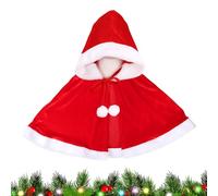 Capa : Chal Navideño Con Capucha, Accesorio Para Disfraz De Cosplay Con Diseño Fluido | Ideal Para Adolescentes, Adultos, Carnaval, Puesta En Escena, Fiestas De Disfraces, Conciertos, Iglesias,