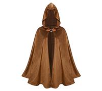 Capa, Cloak de Bruja Capa Medieval Retro con Capucha (2 Piezas) - Disfraz For Fiesta Navideña Accesorios de Halloween, Cosplay