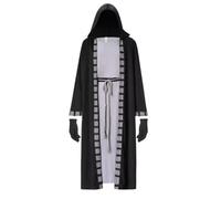Capa, Cloak de Bruja Túnica Larga De Poliéster For Hombre, Estilo Medieval, con Capucha, Ideal For Juegos rol Accesorios de Halloween, Cosplay