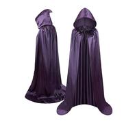Capa con capucha - Batas de cosplay de Halloween, capa de disfraz, juego de rol medieval, teatro, evento, vampiro, disfraz de cosplay para hombres y mujeres