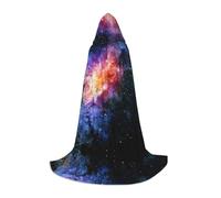 Capa con capucha con estampado de galaxia en el universo, capa renacentista para mujeres y hombres, capa medieval para adultos, bata con capucha de mago vikingo