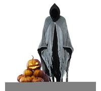 Capa con Capucha de Halloween, Capa con Capucha de Miedo para Adultos, para Disfraces, Fiestas y Teatro de Halloween