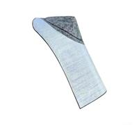 Capa con capucha de papel de aluminio con ala ancha, sombrero transpirable de protección solar y lluvia para jardinería, pesca y agricultura, capa ligera aislante del calor (70 cm)