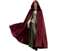 Capa con capucha renacentista, capa victoriana, hobbit, medieval, cosplay, disfraz de Halloween para mujeres y hombres, regalos para adultos, capas medievales, disfraz renacentista, capa larga y fina