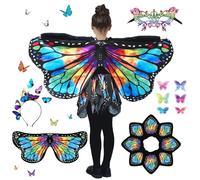 Capa de Alas de Mariposa,Alas de Mariposa Niña,Disfraz de Alas de Mariposa,Alas Mariposa Disfraz,Capa Mariposa Niña,Capa Niño Disfraz Mariposa,pour Carnaval,Carnaval,Soirée à Thème