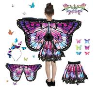 Capa de Alas de Mariposa,Alas de Mariposa Niña,Disfraz de Alas de Mariposa,Alas Mariposa Disfraz,Capa Mariposa Niña,Capa Niño Disfraz Mariposa,pour Carnaval,Carnaval,Soirée à Thème