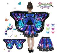 Capa de Alas de Mariposa,Alas de Mariposa Niña,Disfraz de Alas de Mariposa,Alas Mariposa Disfraz,Capa Mariposa Niña,Capa Niño Disfraz Mariposa,pour Carnaval,Carnaval,Soirée à Thème