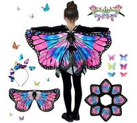Capa de Alas de Mariposa,Alas de Mariposa Niña,Disfraz de Alas de Mariposa,Alas Mariposa Disfraz,Capa Mariposa Niña,Capa Niño Disfraz Mariposa,pour Carnaval,Carnaval,Soirée à Thème