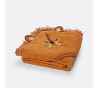Capa de baño de rizo ecológica Edgard 400 g/m2. Talla 70 x 70 cm. Color camel