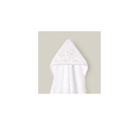 Capa de baño para bebés · MON PETIT blanco rosa · 1x1 m · 100% ALGODÓN