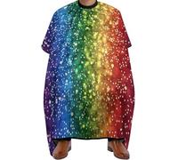 Capa De Barbero Fondo Colorido De Arcoíris Mes Del Orgullo Lgbt Poliéster Barberos Delantal Profesional Capa De Peluqueria Para Adultos Corte De Pelo Hombres