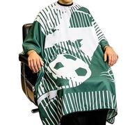 Capa De Corte De Pelo De Fútbol - Capa De Barbero Impermeable Resistente A Desgarros, Cubierta De Estilo Con Teme Fútbol | Delantal No Del Salón Del Palillo Para El Uso Profesiona Hogar De Los