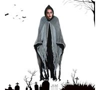 Capa de cosplay de terror - Abrigo gótico medieval, capa de disfraz aterrador | Efecto de espectáculo de ilusión de escenario de casa embrujada de misterio de fantasía oscura, telón de fondo de juego