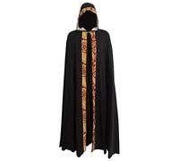 Capa de disfraz de Halloween, capa con capucha para adultos, sacerdote de la iglesia, capa larga, chaqueta gótica, disfraz medieval para fiesta de Halloween, S-4XL