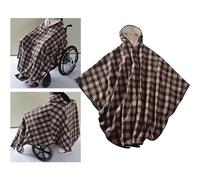Capa de forro polar para silla de ruedas para adultos con capucha, ropa para silla de ruedas, poncho de invierno para mujeres y hombres, manta cálida para silla de ruedas