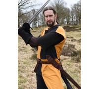 Capa De Guerra Medieval Eckhart, Mi-Parti, Amarillo/Negro