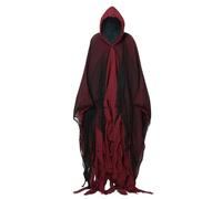 Capa de Halloween aterradora - Capa con capucha de Halloween, disfraz de carnaval de Halloween para adultos | Disfraz de grito reutilizable para actividades de juego de rol, bailes temáticos