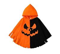 Capa de Halloween - Capa de Halloween con capucha, Traje de capa de vampiro | Capa de huésped de calabaza, Poncho con capucha, Cosplay de fiesta de fantasía