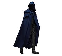 Capa de Halloween para mujer, vampiro con capucha, bata vintage medieval, bruja medieval, carnaval, Halloween, fiesta, poncho, talla grande, mago, cosplay, capa para escenario, disfraz de adulto