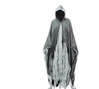 Capa de Halloween, Ropa, máscara, casa Fantasma, cámara Secreta, Disfraces Zombis, Accesorios for , Mujeres y Hombres para Cosplay(Grey)