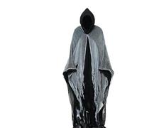 Capa de Halloween, Ropa, máscara, casa Fantasma, cámara Secreta, Disfraces Zombis, Accesorios for , Mujeres y Hombres para Halloween Y Navidad(Black)