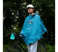 Capa de lluvia para bicicleta The Peoples Poncho ( Azul / Única )