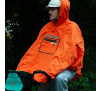 Capa de lluvia para bicicleta The Peoples Poncho ( Naranja / Única )