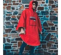 Capa de lluvia para bicicleta The Peoples Poncho ( Rojo / Única )