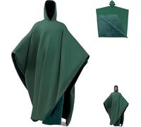 Capa de manta de gran tamaño, sudadera con capucha unisex de ajuste holgado, sudadera con capucha para hombres y mujeres, poncho acogedor, verde, talla única